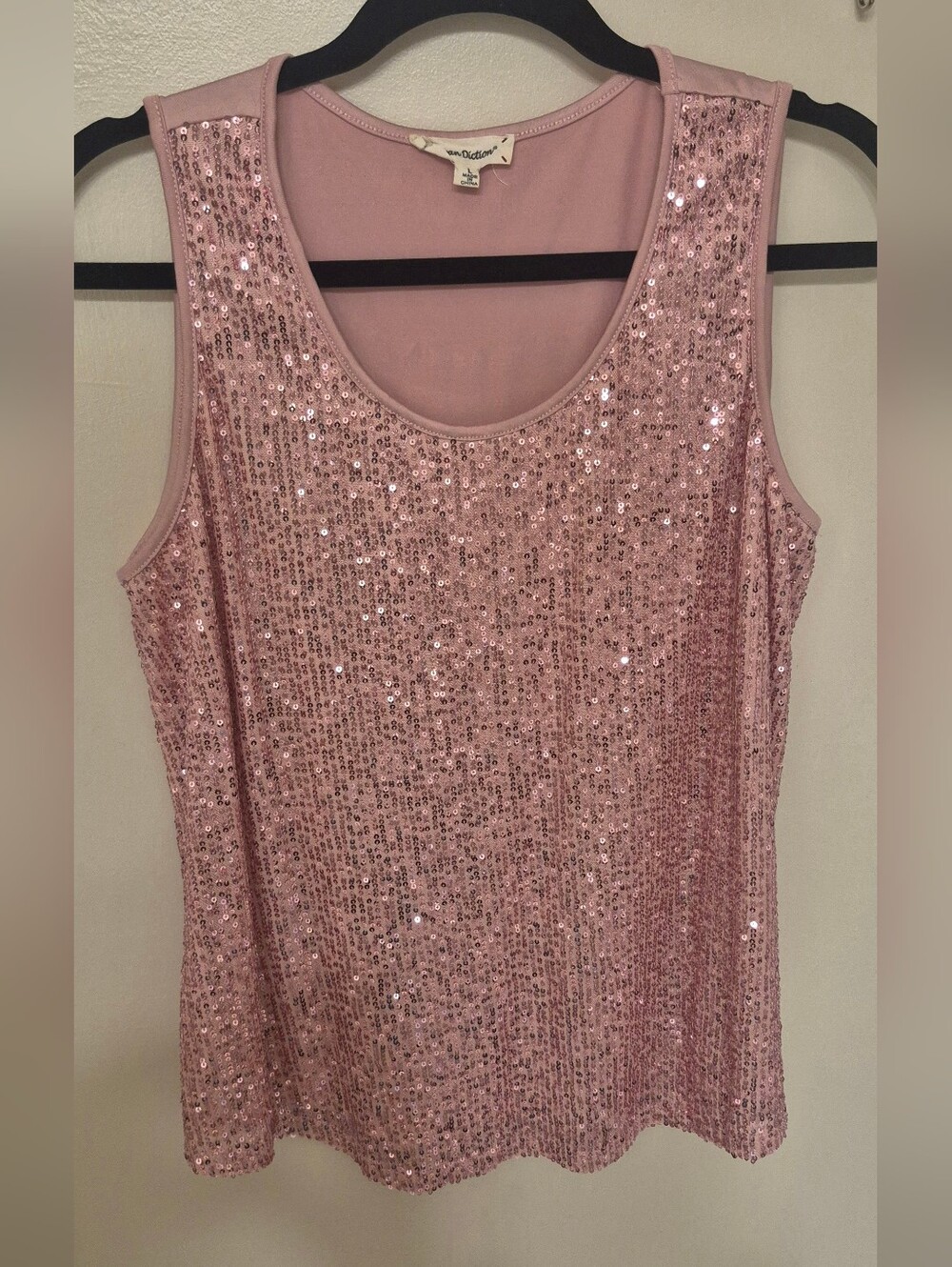Ladies Lined Pink Tank